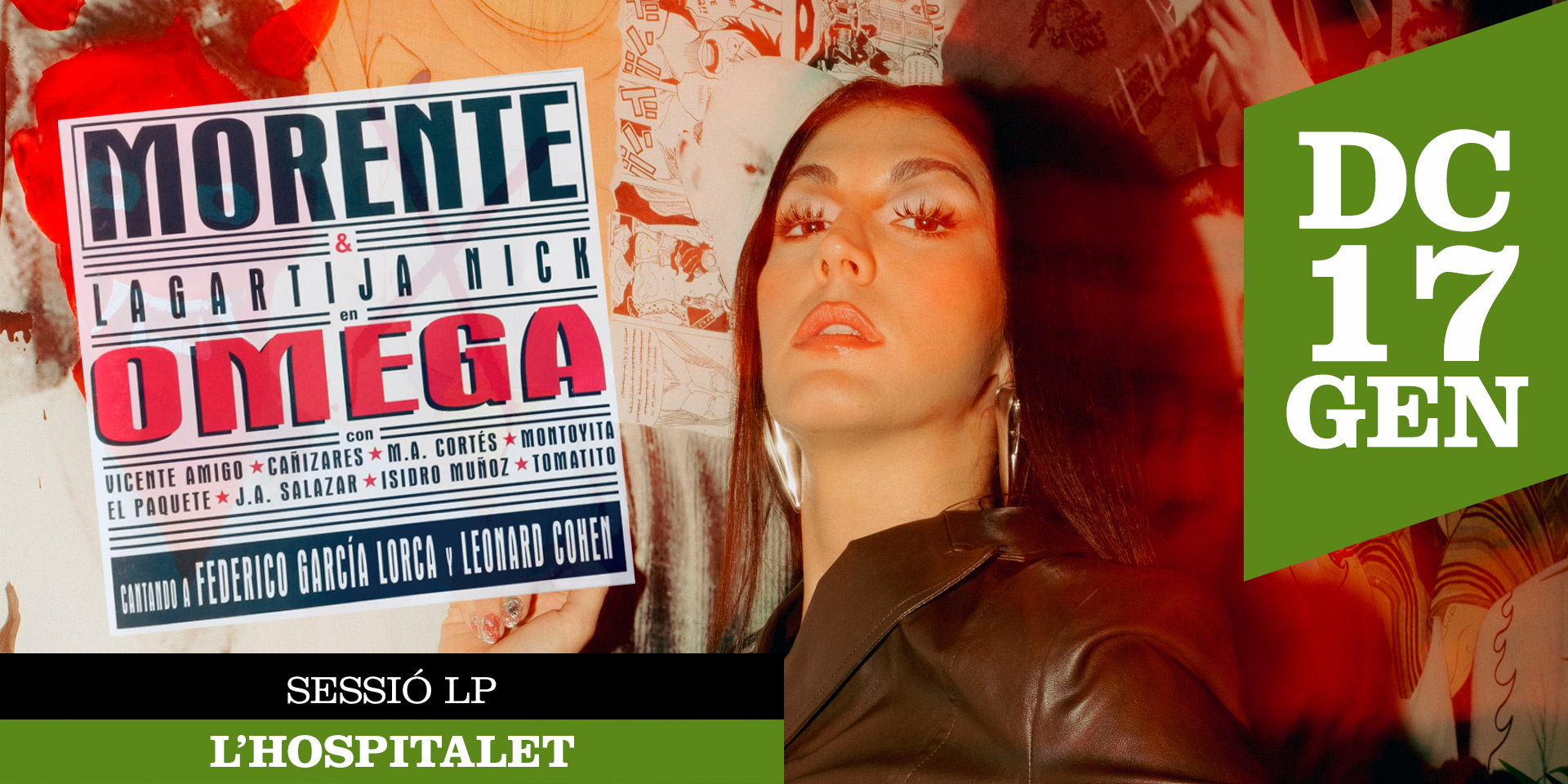 SESSIÓ LP: Omega (àlbum d'Enrique Morente & Lagartija Nick) amb Queralt Lahoz